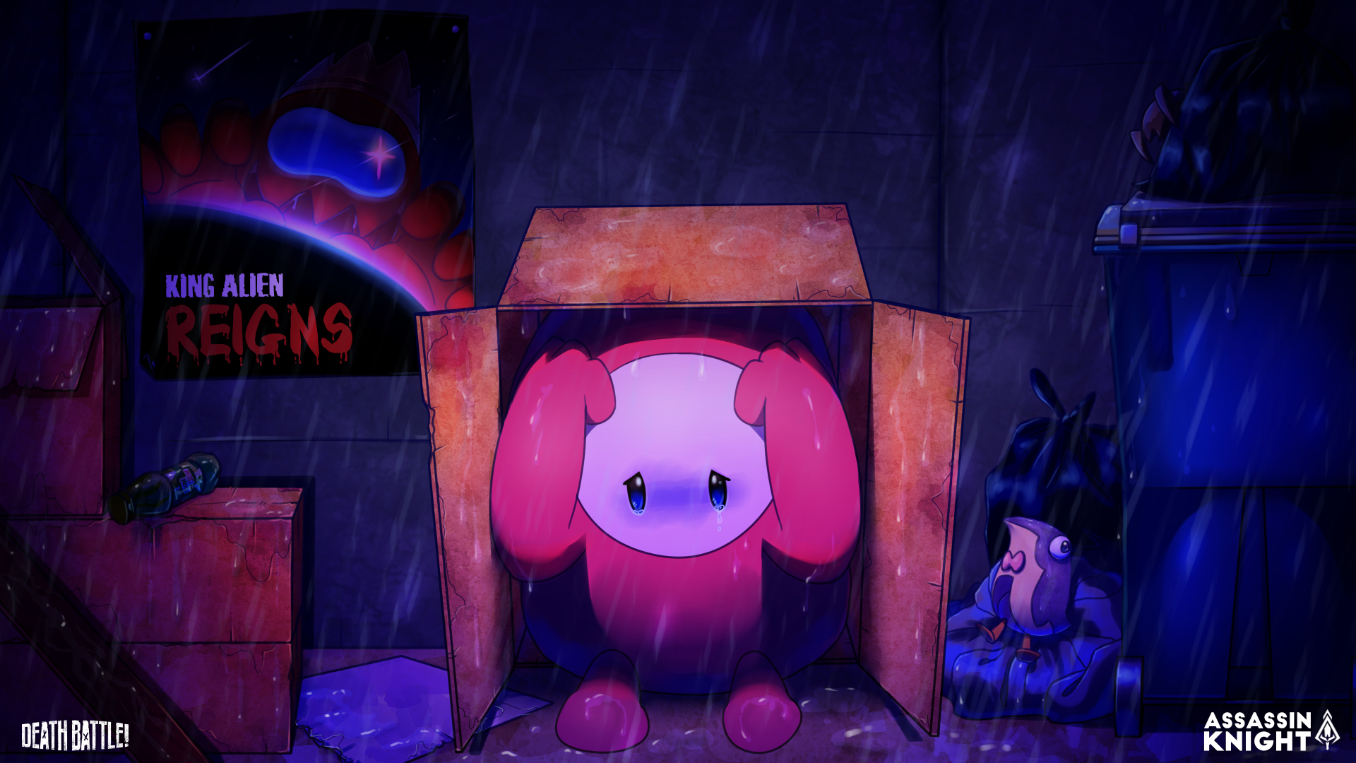 Death Battle - Among Us VS Fall Guys Hallucination Shot 4